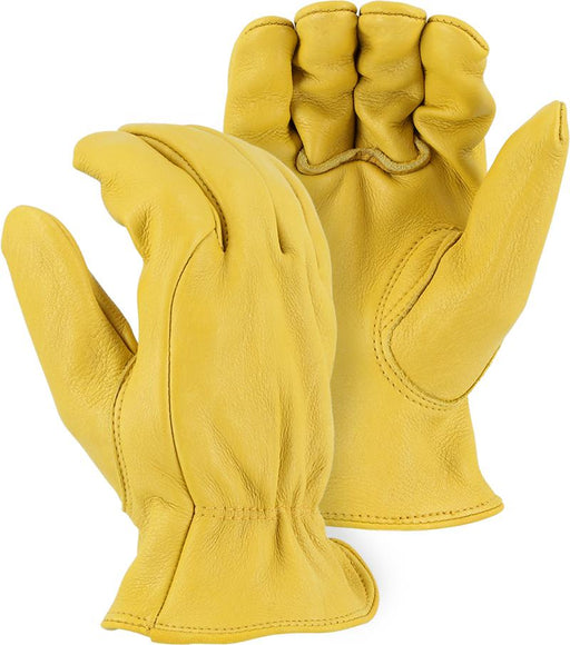 Majestic 1565 Elkskin Leather Driver Gloves Single Palm (DOZEN) - Global Construction Supply