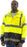 Safety Jacket Majestic 75-1307 CL3 Hi Vis Yellow Parka with Black Bottom: Global Construction Supply