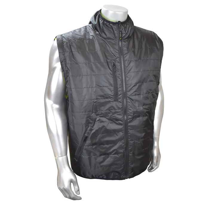Radians SJ510 Quilted Reversible Jacket with Zip-Off Sleeves: Global Construction Supply