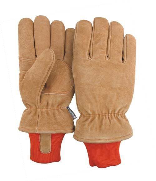 Majestic 1640 Split Cowhide Leather Freezer Glove Thinsulate Lined Knit Wrist (DOZEN) - Global Construction Supply