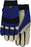 Majestic Bald Eagle 2152 Beige Pigskin Leather Palm Mechanic Style Gloves Blue Stretch Back (DOZEN): Global Construction Supply