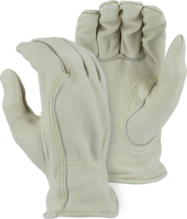 Majestic 1510BAK Kevlar Sewn Extra Heavy Cowhide Leather Driver Gloves (DOZEN) - Global Construction Supply