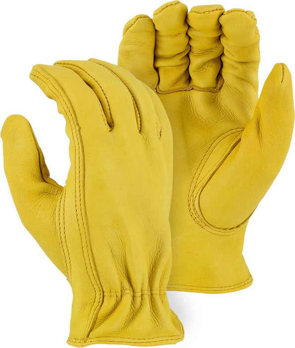 Majestic 1541-S Deerskin Leather Driver Gloves Kid's Sizes (DOZEN) - Global Construction Supply