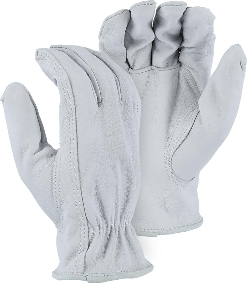 Majestic 1555 Goatskin Leather Driver Gloves Pearl Color (DOZEN) - Global Construction Supply