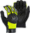 Majestic 2123HVY Hi Vis Yellow Armor Skin Mechanic Style Gloves Velcro Wrist (DOZEN) - Global Construction Supply