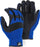 Majestic Hawk 2136BL Blue Armor Skin Mechanic Style Gloves Slip-on (DOZEN): Global Construction Supply