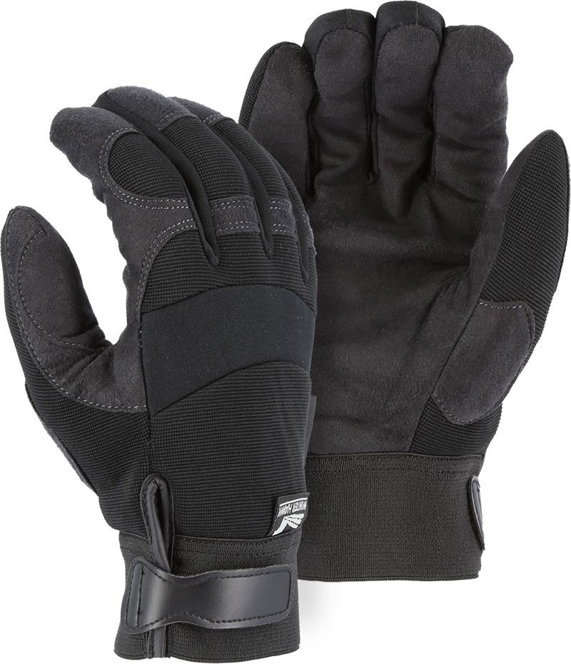 Majestic Winter Hawk 2137BKH Armor Skin Mechanic Style Gloves Heatlok Lined (DOZEN): Global Construction Supply