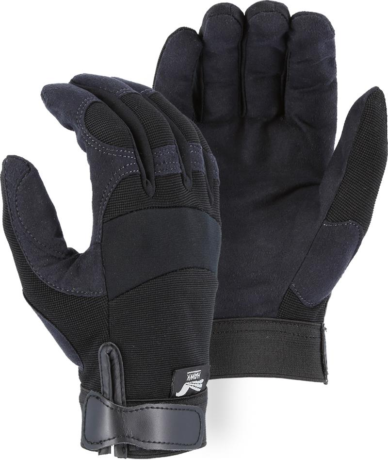 Majestic Winter Hawk 2137BKF Armor Skin Mechanic Style Gloves