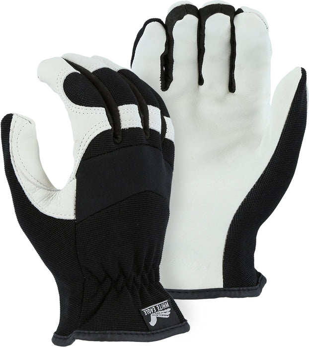 Majestic White Eagle 2153D Mechanics Glove with Grain Goatskin Palm (DOZEN)