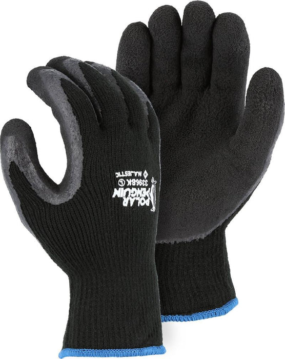 Majestic 3396BK Polar Penguin Winter Lined Black Knit Gloves (DOZEN) - Global Construction Supply