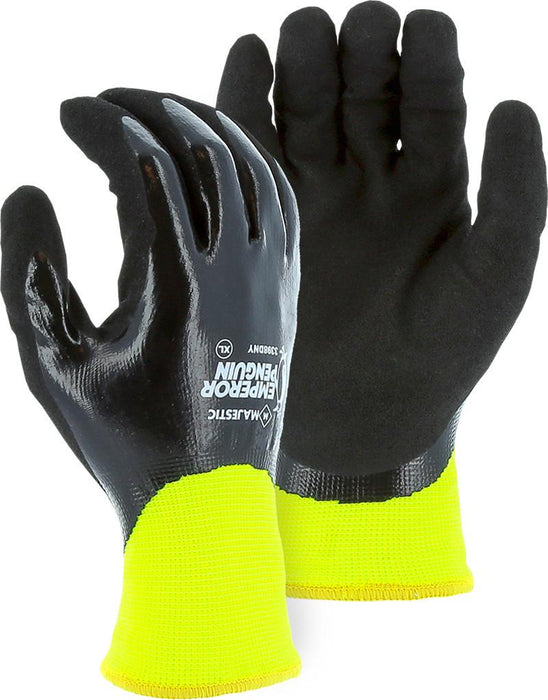 Majestic 3398DNY Emperor Penguin Insulated Waterproof Hi Vis Yellow Gloves (DOZEN) - Global Construction Supply