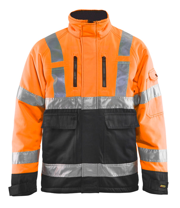 Hi-Vis Orange Safety Jacket Blaklader Hi-Vis Winter Jacket 4927