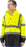 Safety Jacket Majestic 75-1305 Hi Vis Yellow Rain Jacket with Black Bottom: Global Construction Supply