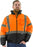 Safety Jacket Majestic 75-1314 CL3 Hi Vis Orange Bomber Jacket: Global Construction Supply