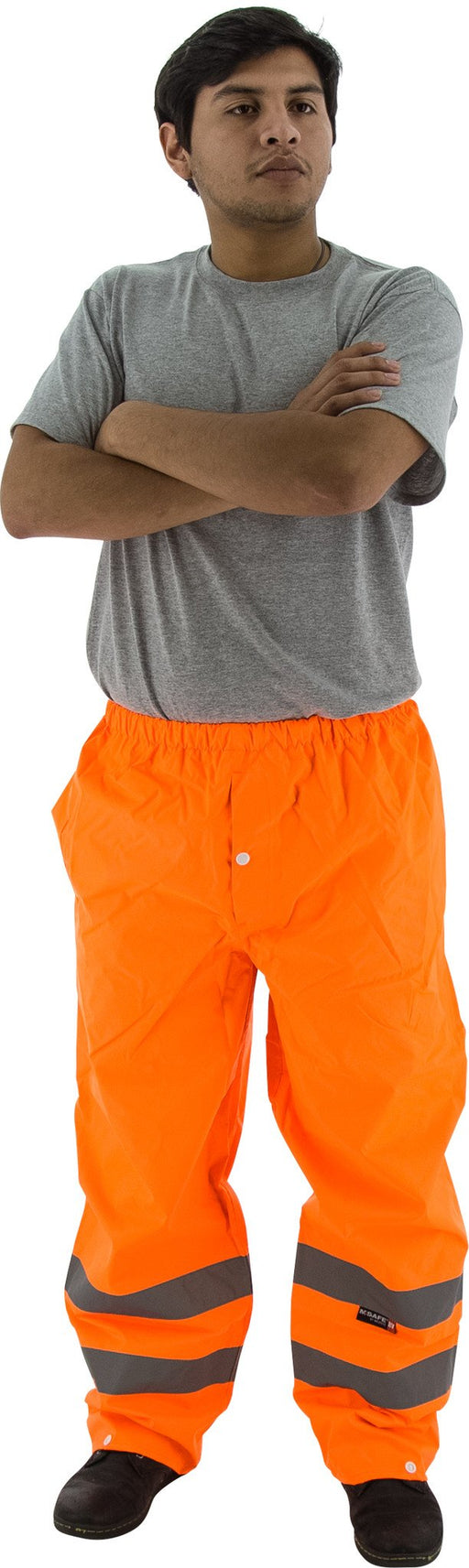Majestic 75-2352 Hi Vis Orange Trousers ANSI Class E Unlined: Global Construction Supply