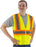 Safety Vest Majestic 75-3209 CL2 Hi Vis Mesh Vest with DOT Striping: Global Construction Supply