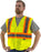 Safety Vest Majestic 75-3211 CL2 Hi Vis Mesh Vest with DOT Striping: Global Construction Supply