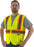 Safety Vest Majestic 75-3217 CL2 Hi Vis DOT Striped Vest: Global Construction Supply