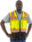 Safety Vest Majestic 75-3239 CL2 Hi Vis Vest with Black: Global Construction Supply