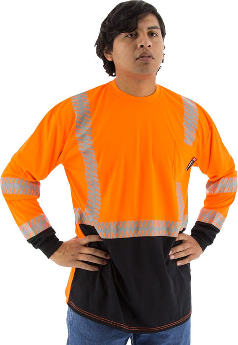 musiker fred Markér Safety Shirt Majestic 75-5258 Hi Vis CL2 Long Sleeve Shirt — Global  Construction Supply