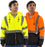 Majestic 75-5325 Hi Vis Yellow Zipper Sweatshirt ANSI Class 3 Black Bottom: Global Construction Supply