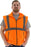 Majestic 75-5382 Hi Vis Orange ANSI Class 3 Fleece Liner: Global Construction Supply