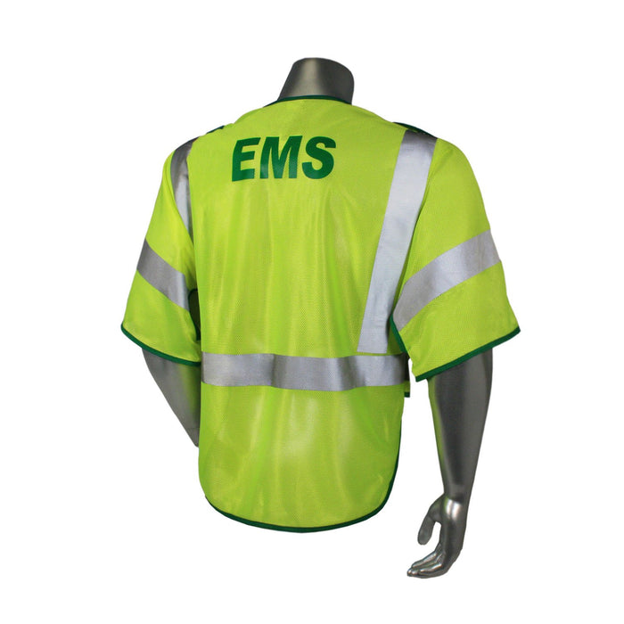 Radians LHV-PS3-DSZR-EMS Custom EMS Safety Vest ANSI CL3: Global Construction Supply