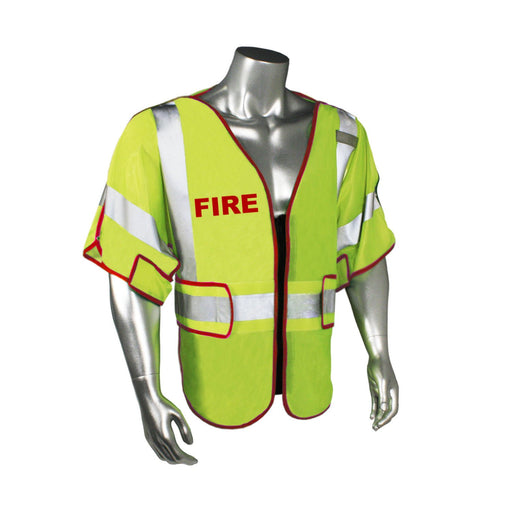 Radians LHV-PS3-DSZR-FR Custom Fire Fighter Safety Vest ANSI CL3: Global Construction Supply