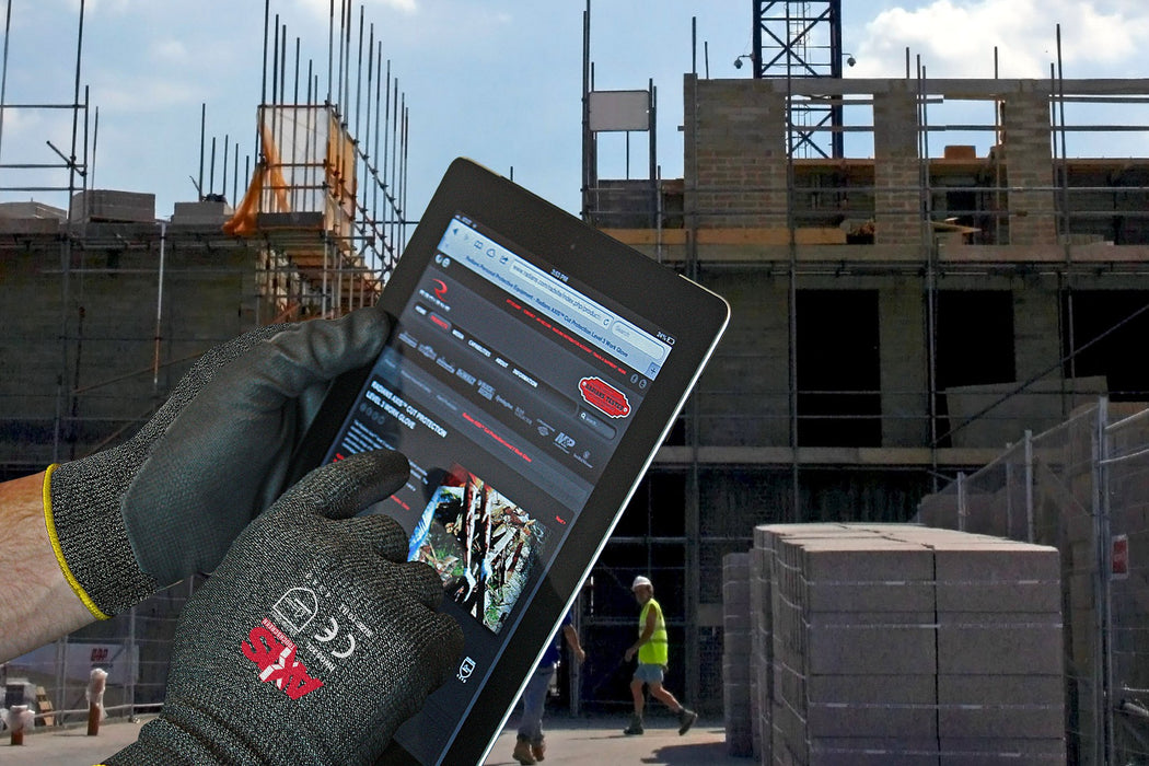 Radians AXIS™ RWG532 Touchscreen Cut Protection Level 3 Gloves (DOZEN): Global Construction Supply