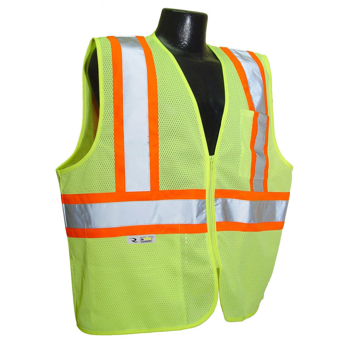 Radians SV225 CLASS 2 Self Extinguishing Two Tone Trim Safety Vest: Global Construction Supply