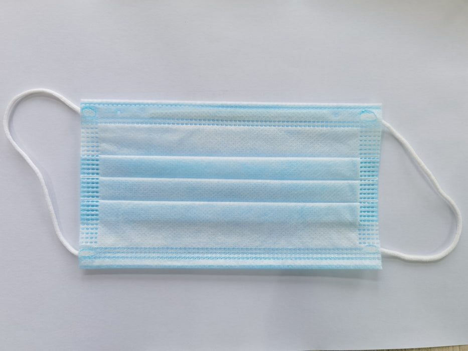 BACK DISPOSABLE EAR-LOOP FACE MASK (50 PACK)