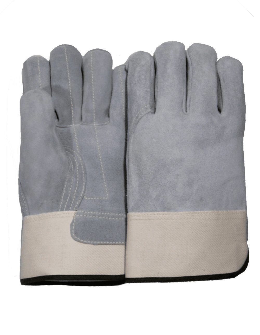 Leather Work Gloves, Premium Cowhide, Men's Medium