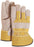 Majestic 2501C Cowhide Palm Leather Work Gloves Rubberized Safety Cuff (DOZEN) - Global Construction Supply