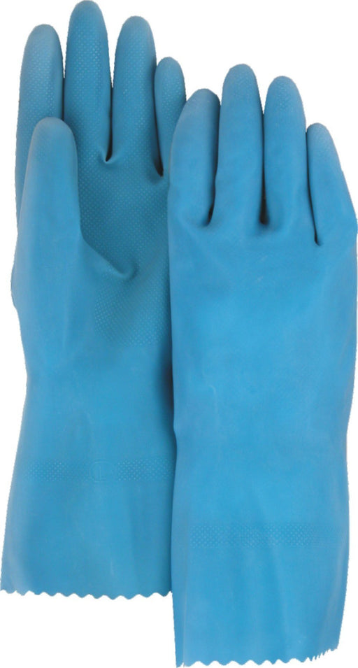 Majestic 3352 19 Mil Blue Latex Canners Gloves Unlined 13" (DOZEN) - Global Construction Supply
