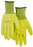 Majestic 3368HY Hi Vis Yellow SuperDex Light Wt 13-gauge Palm Dipped Gloves (DOZEN) - Global Construction Supply