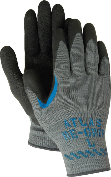 Majestic 3385RG Atlas 330 Black Latex over Blue Latex Dipped Knit Gloves (DOZEN) - Global Construction Supply