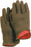 Majestic 3421 Brown Jersey Knit Gloves Red Fleece Lined (DOZEN) - Global Construction Supply