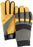 Majestic Golden Eagle 2150GR Gold Deerskin Leather Palm Mechanic Style Gloves Green Stretch Back (DOZEN): Global Construction Supply
