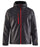 Dark Grey/Red Blaklader US Pro Softshell Jacket 4939