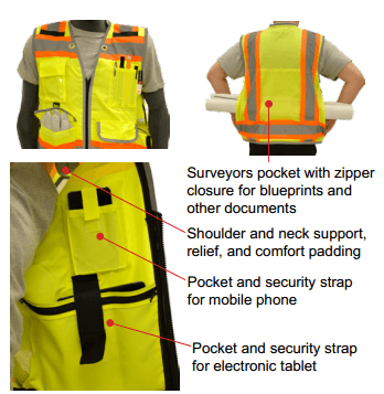 Majestic High Visibility Reflective PPE Work Jacket - Class 3 Lv 2 XXL  #75-1301